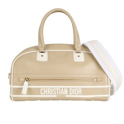 Vibe Bowling Bag, Leather, Beige, MA0252, DB/S, 3*